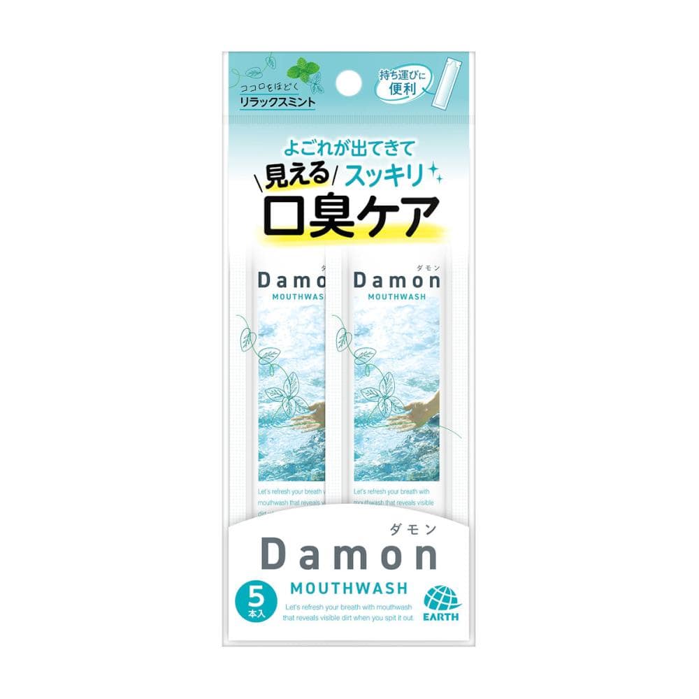 アース製薬　ダモン　リラックスミント　１２ｍＬ×５本入り