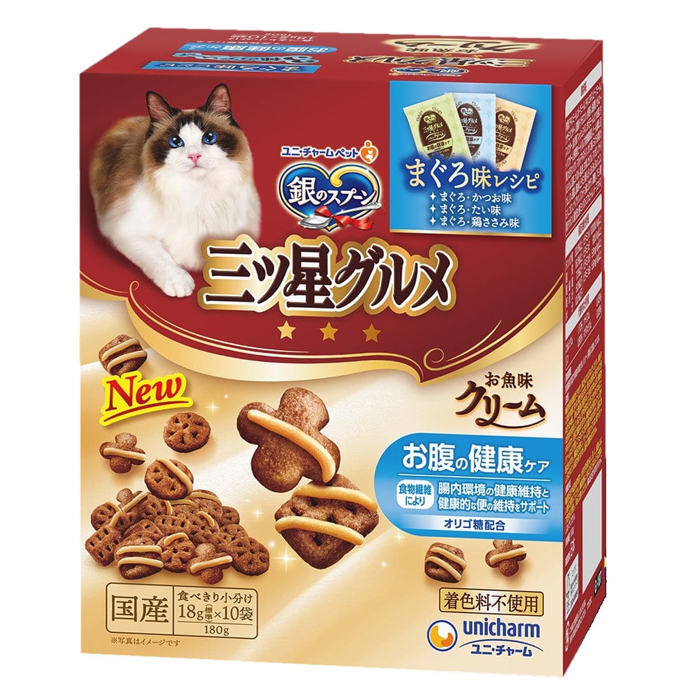 銀のスプーン 三ツ星グルメ お魚味クリーム お腹の健康ケア まぐろ味レシピ 180g