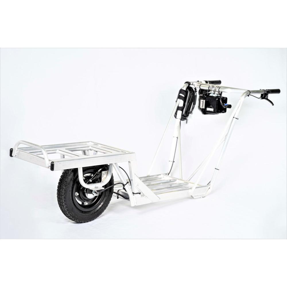CuboRex(キューボレックス) コンテナ用アルミ電動一輪車 (バッテリーなし・充電器なし・ブレーキ付)