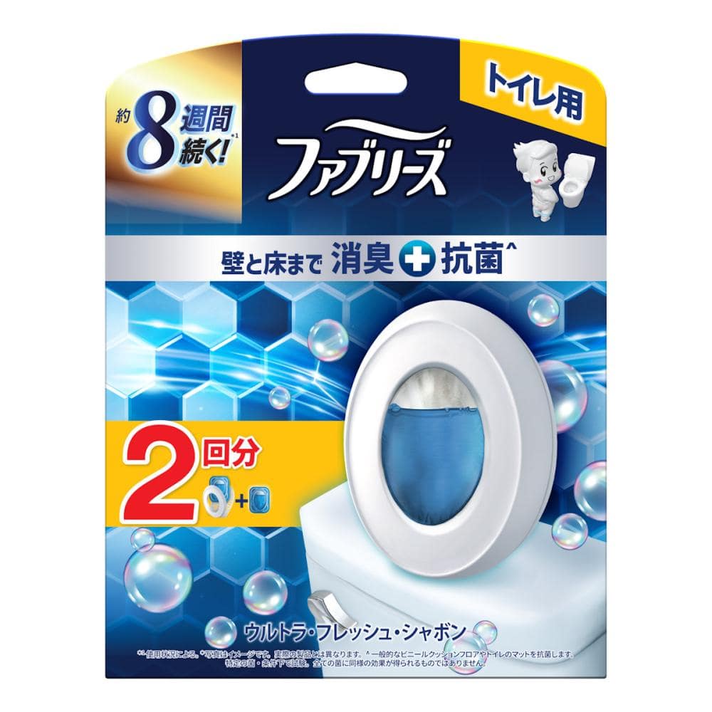 Ｐ＆Ｇ　ファブリーズ　トイレ用消臭剤　＋抗菌　シャボン　本体＋１個