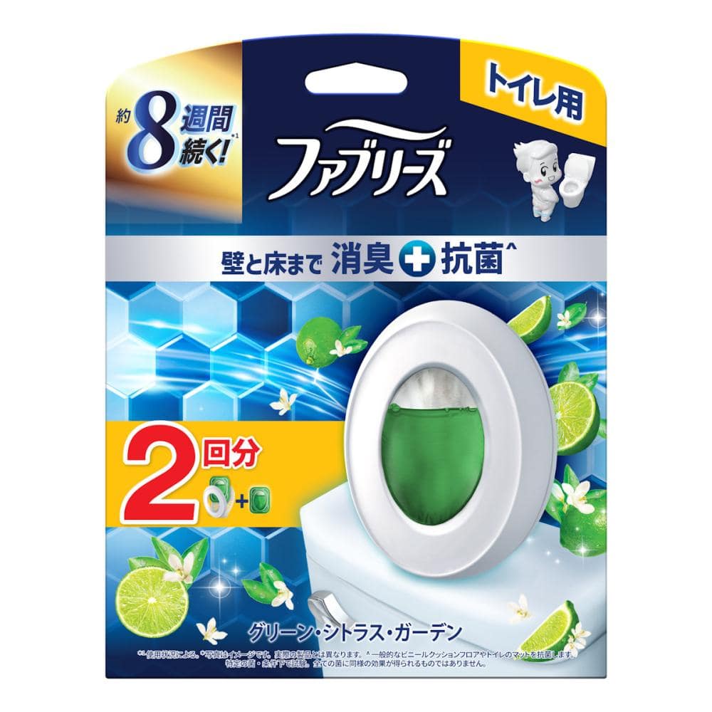 Ｐ＆Ｇ　ファブリーズ　トイレ用消臭剤　＋抗菌　ガーデン　本体＋１個