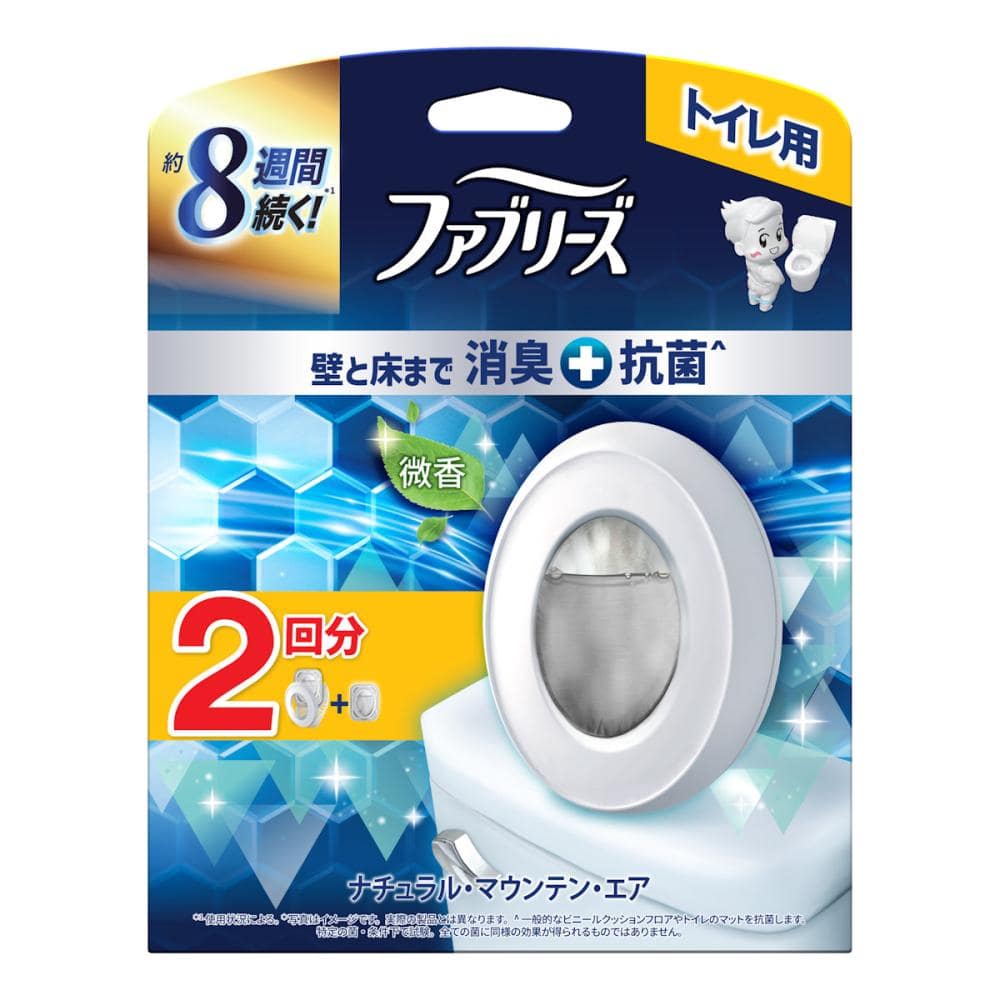 Ｐ＆Ｇ　ファブリーズ　トイレ用消臭剤　＋抗菌　マウンテン　本体＋１個