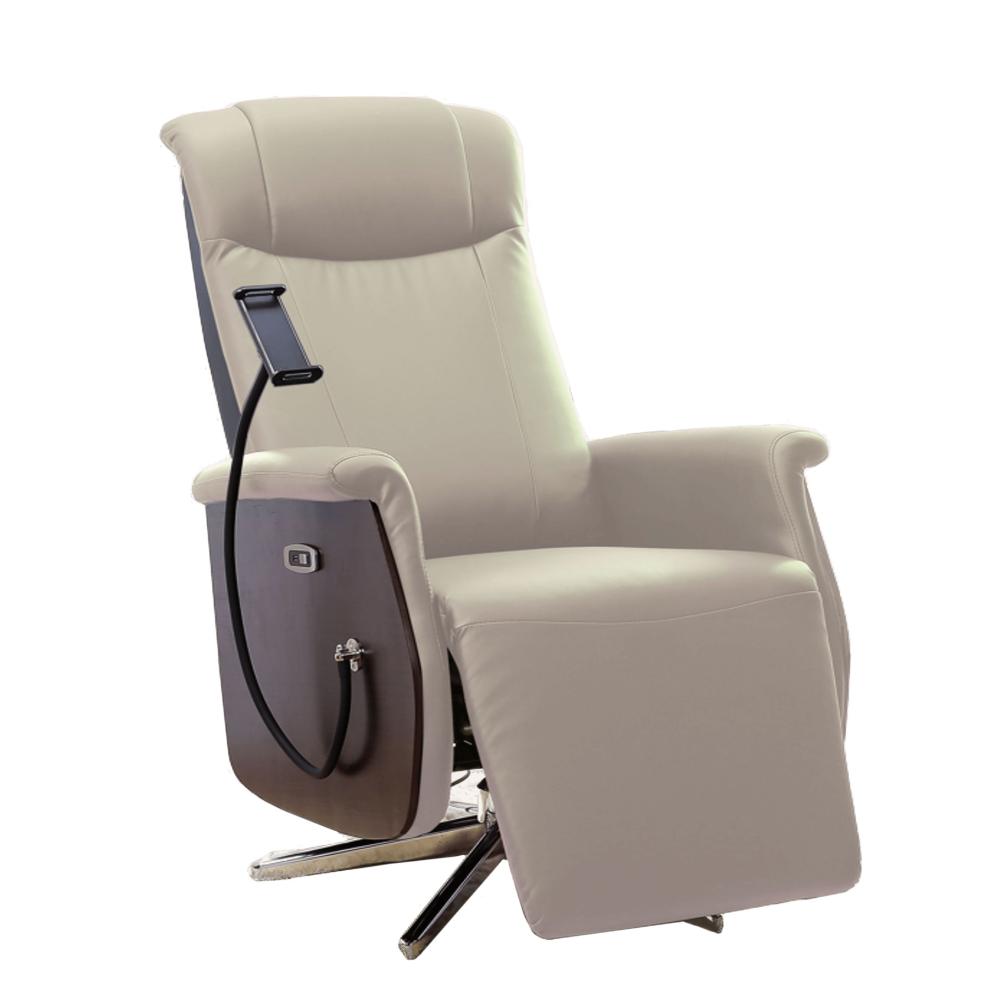 谷村実業　人をダメにする電動リクライニングソファ　グレージュ