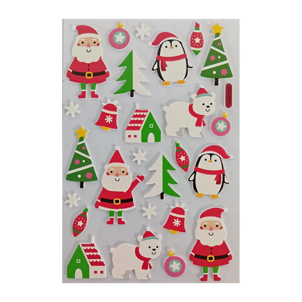 クッションデコシール　ポップクリスマス