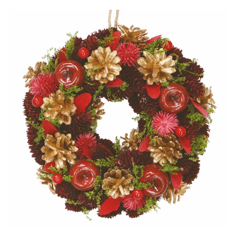 ナチュラルリース　アップル　２５ｃｍ