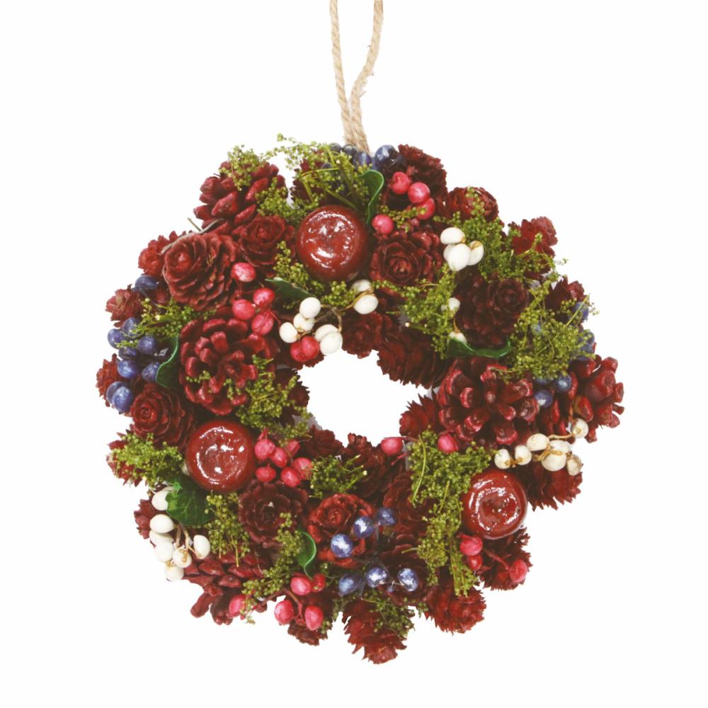 ナチュラルリース　ベリー＆フルーツ　１９ｃｍ