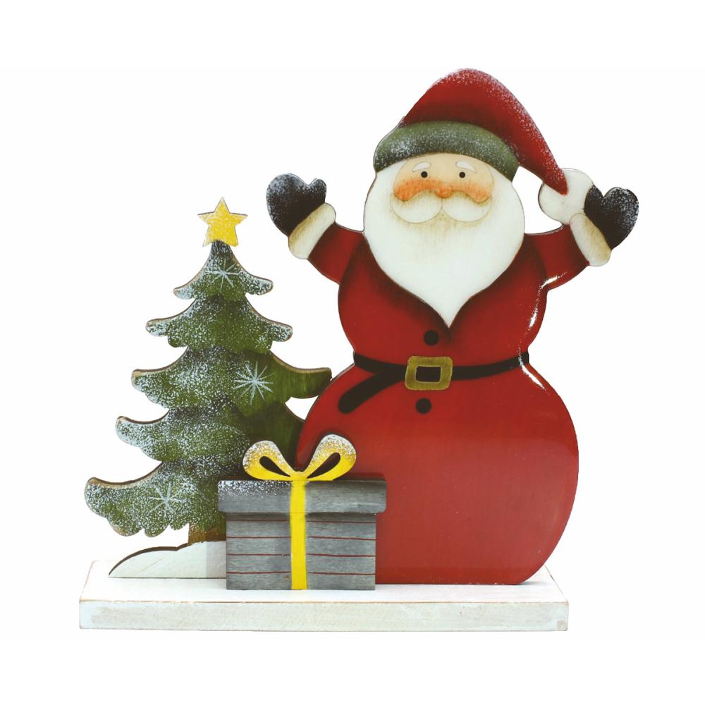 グロスウッドデコ　サンタスタンド　１８ｃｍ