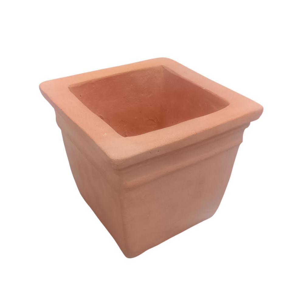 Ｂｒｅｅｚｙ　Ｇｒｅｅｎ　テラコッタ鉢　クーボ　５号　ＳＱ