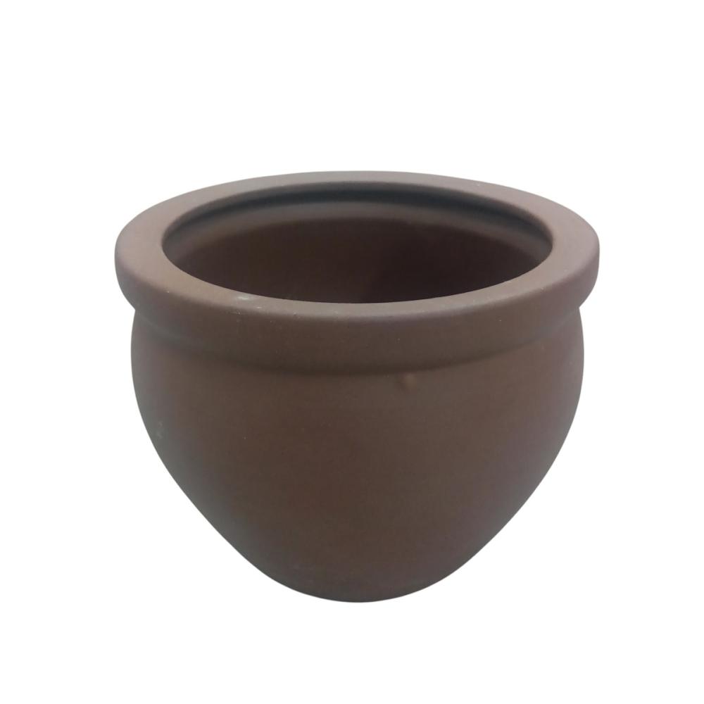 Ｂｒｅｅｚｙ　Ｇｒｅｅｎ　アジアン風テラコッタ鉢　バート　５号　ＲＯ