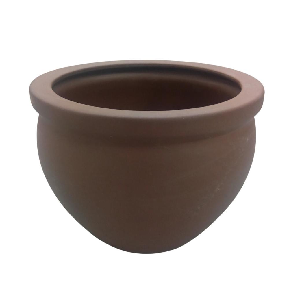 Ｂｒｅｅｚｙ　Ｇｒｅｅｎ　アジアン風テラコッタ鉢　バート　６号　ＲＯ