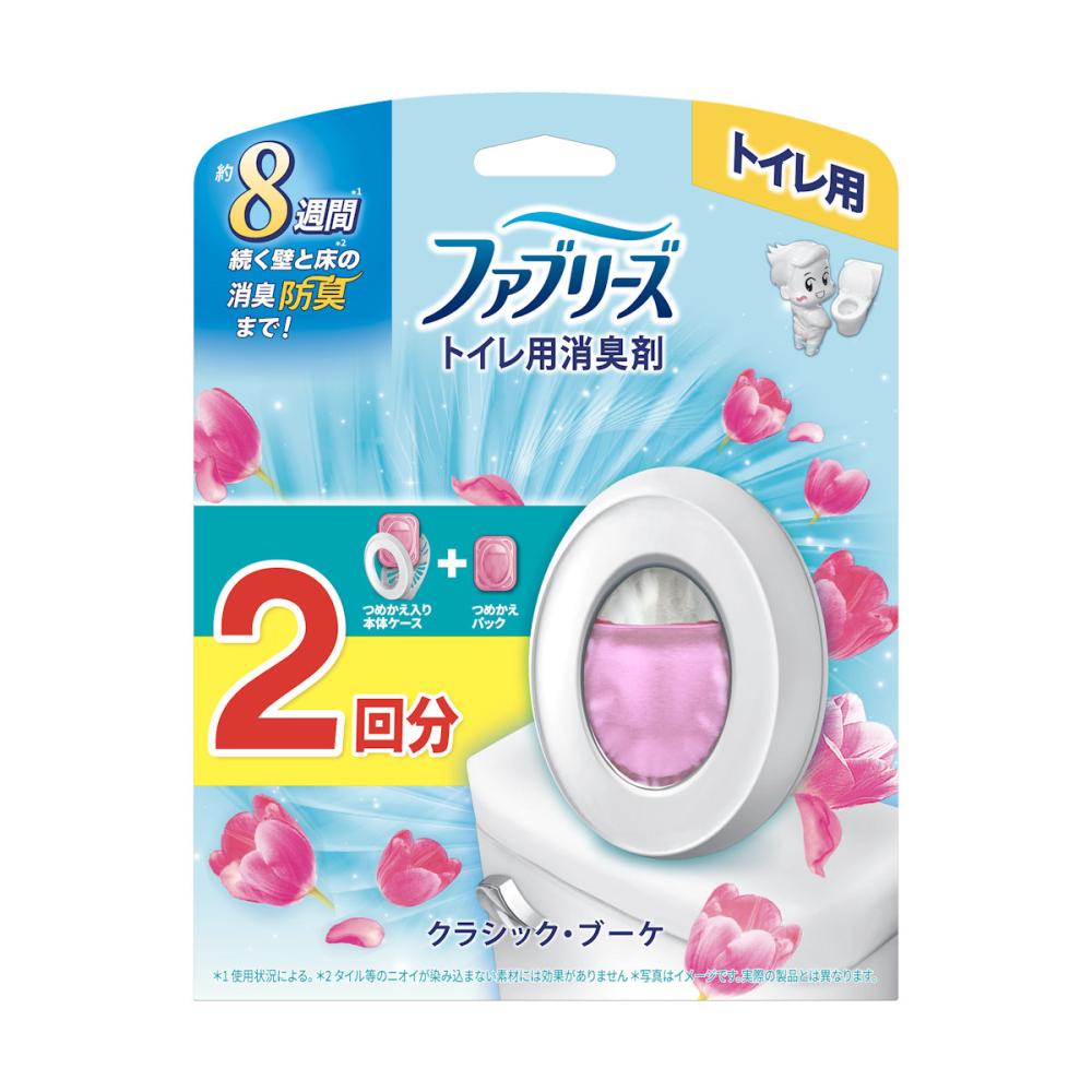 Ｐ＆Ｇ　ファブリーズ　トイレ用消臭剤　クラシック・ブーケの香り　本体＋詰め替え用１個