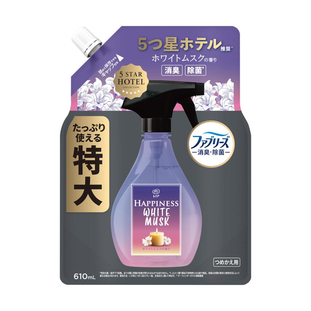 Ｐ＆Ｇ　レノアハピネスミスト　ホワイトムスクの香り　詰め替え用　特大　６１０ｍＬ