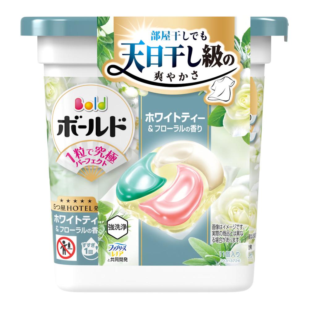 P&G ボールドジェルボール ホワイトティー&フローラルの香り 本体 11個