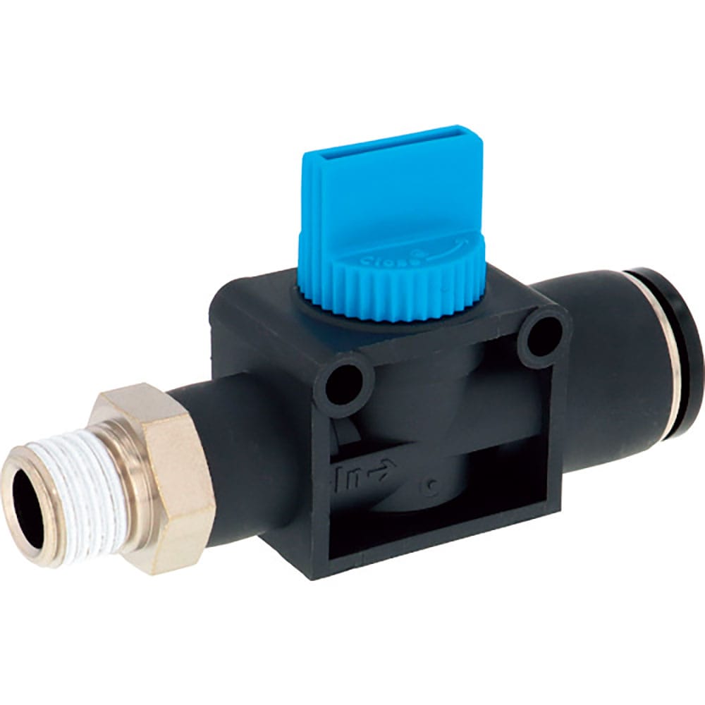 PISCO ハンドバルブ ストレートB3方弁チューブR1/4出力12 HV02-12_