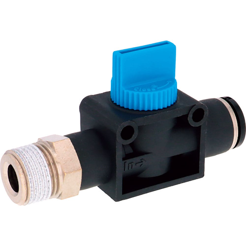 ＰＩＳＣＯ　ハンドバルブ　ストレートＢ３方弁チューブＲ３／８出力１０　ＨＶ０３－１０＿