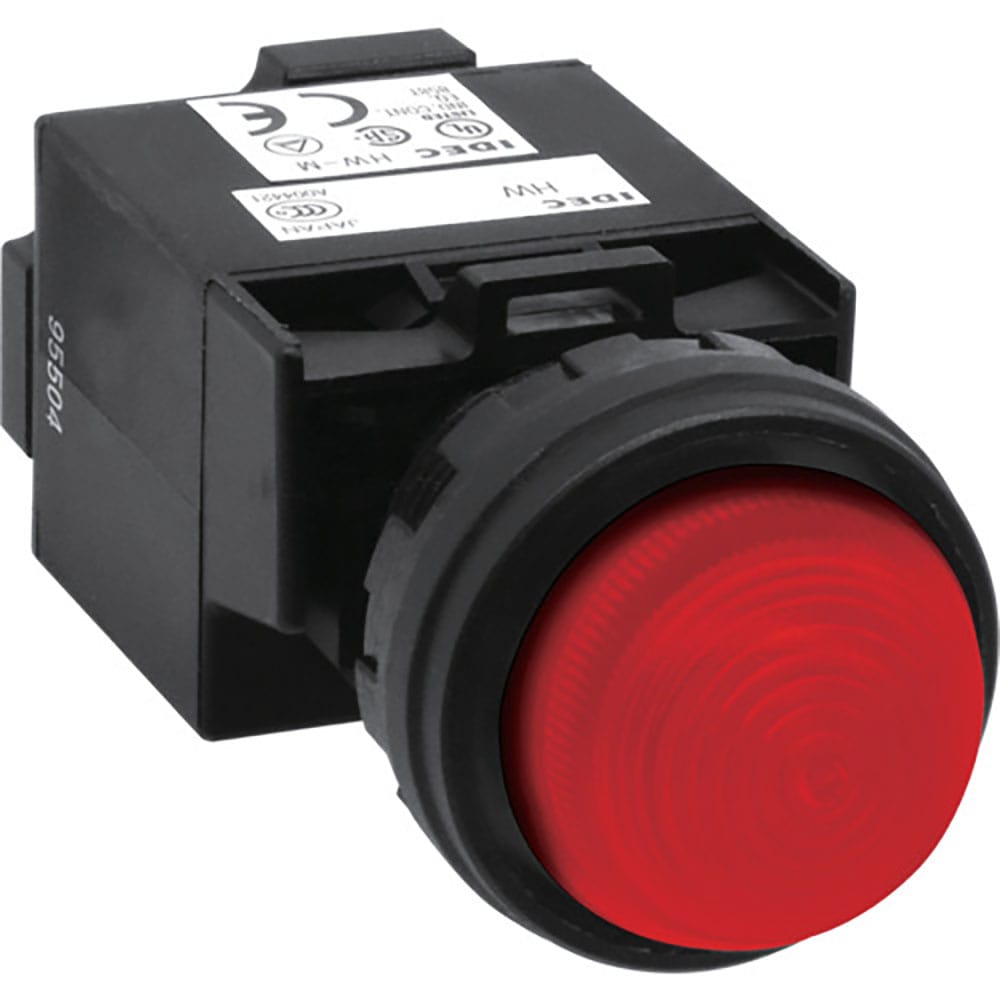 IDEC Φ22丸突形表示灯 HW1P-2H2R_