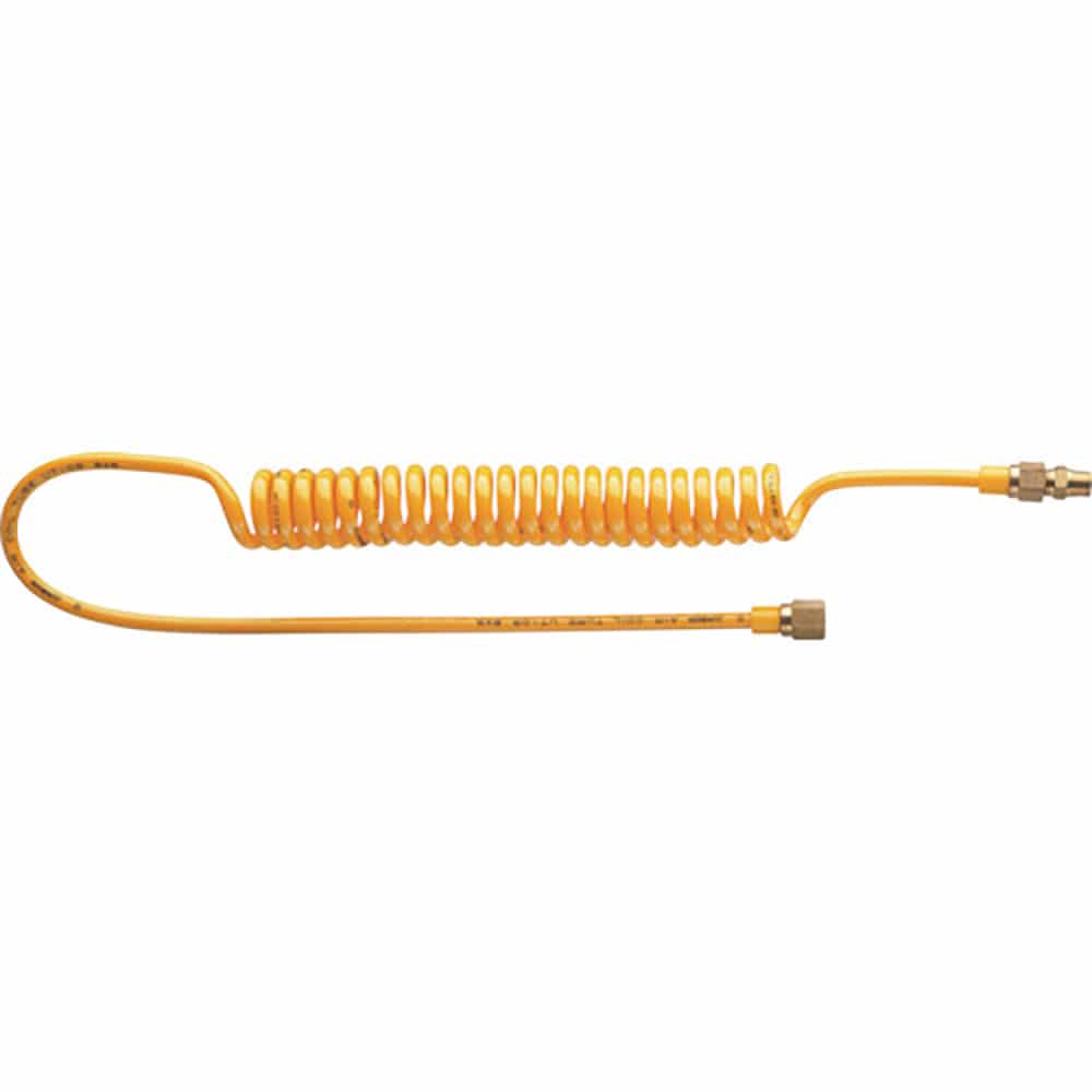 潤工社　エアーコイルチューブセット　ＵＴＦ　１－１２Ｘ８ｍｍ　黄　ＵＴＦ－１２－８００Ｌ－Ｙ＿
