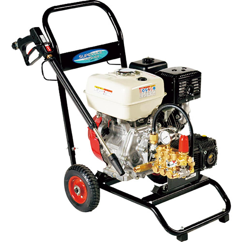 スーパー工業　エンジン式高圧洗浄機　ＳＥＣ－１６１６－２Ｎ　コンパクト＆カートタイプ　ＳＥＣ－１６＿