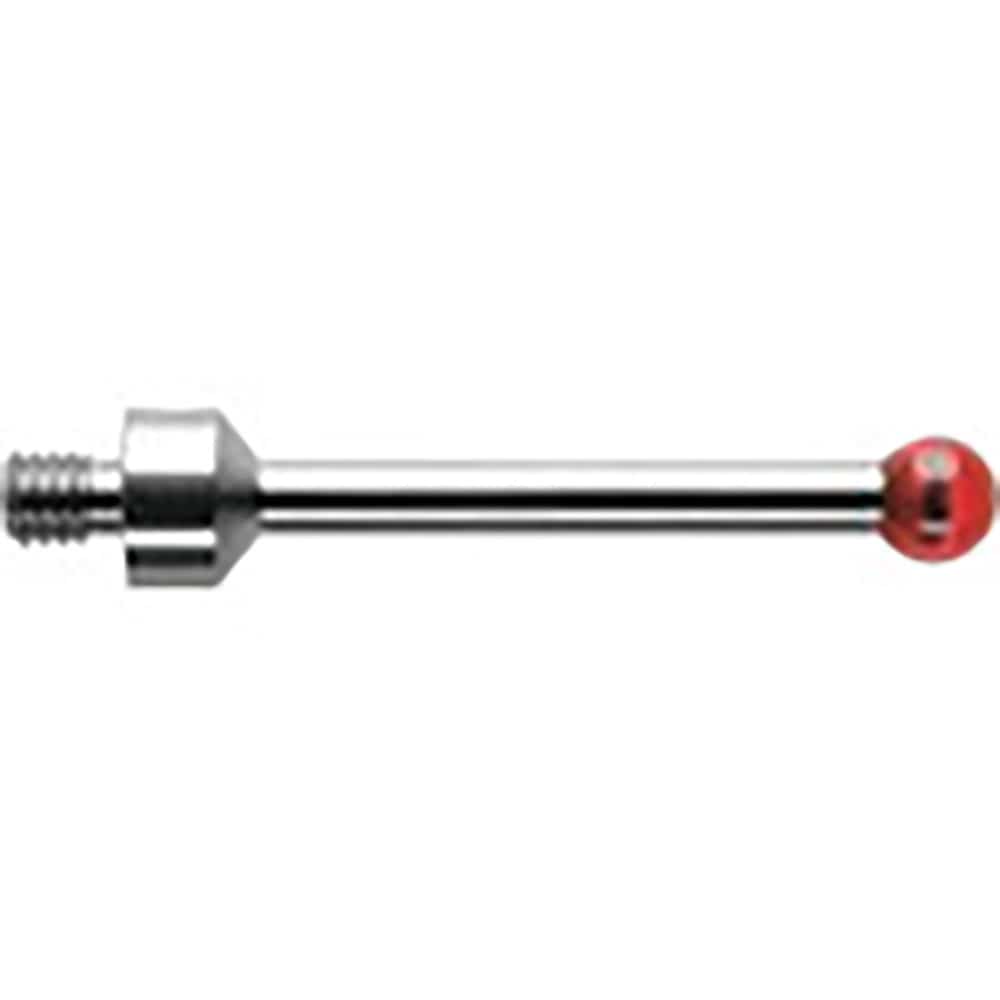 ＲＥＮＩＳＨＡＷ　Ｍ４ルビー球ストレートスタイラス／ステンレス軸（メートル法）　５×３０Ｌ　φ５．＿