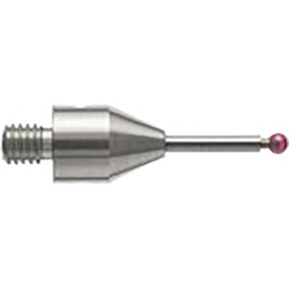 ＲＥＮＩＳＨＡＷ　Ｍ４ルビー球ストレートスタイラス／超硬軸（メートル法）　φ１．０ＭＭ　×　Ｌ２０＿