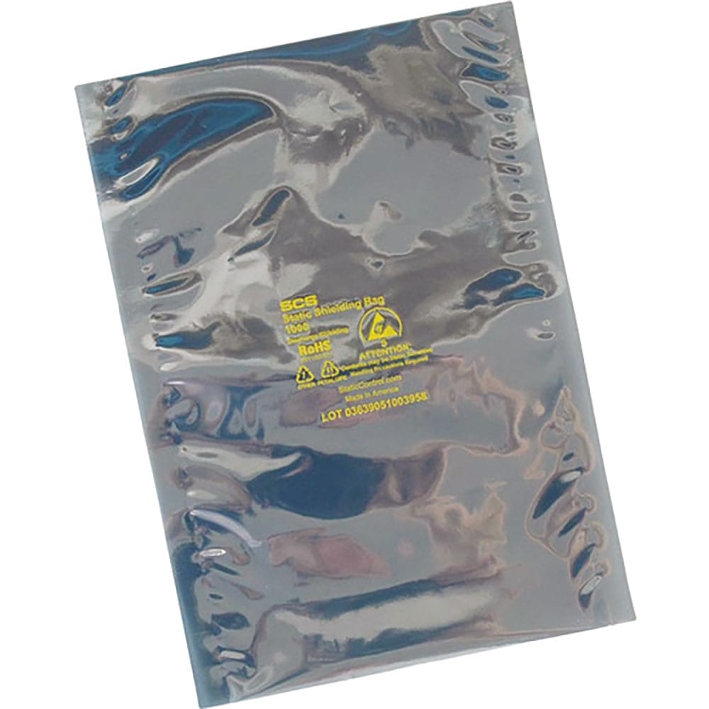 SCS 静電気シールドバッグ フラットタイプ 178X203mm (100枚入) 10078_