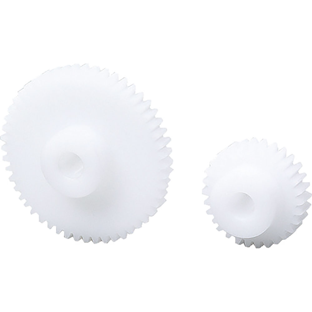 ＫＧ　白ＰＯＭ平歯車　Ｓ１Ｄ　２６Ｂ－０８０８　形状Ｂ１　モジュール１　歯数２６　歯幅８ｍｍ　穴径＿