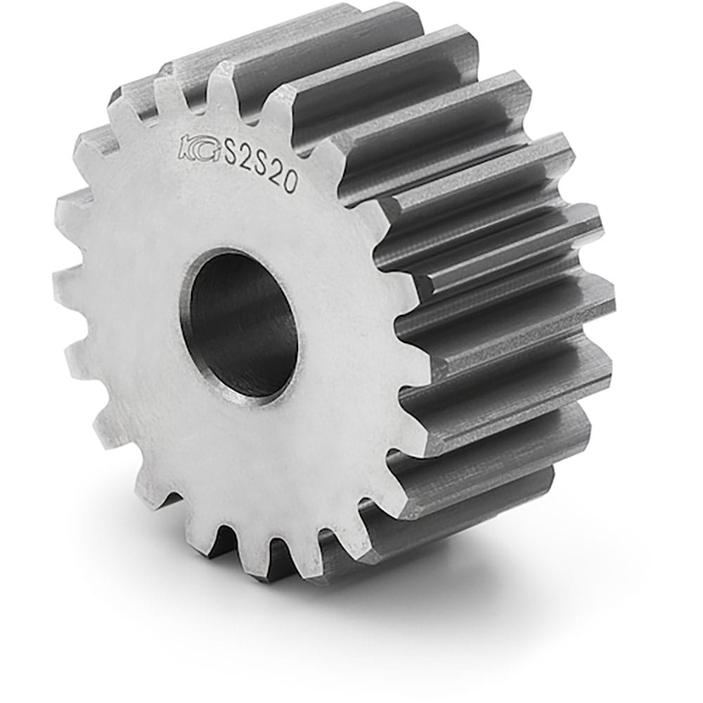 KG S45C平歯車 S2S 75A-2020F 形状A1 モジュール2 歯数75 歯幅20mm _