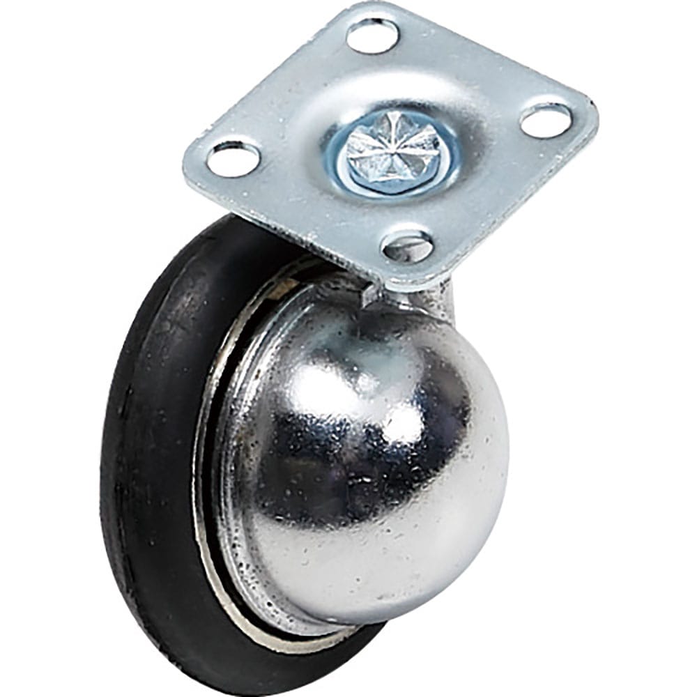 SAMSONG サムソン メタルボールキャスター 自在 ゴム車 60mm TP1160-01-CR_