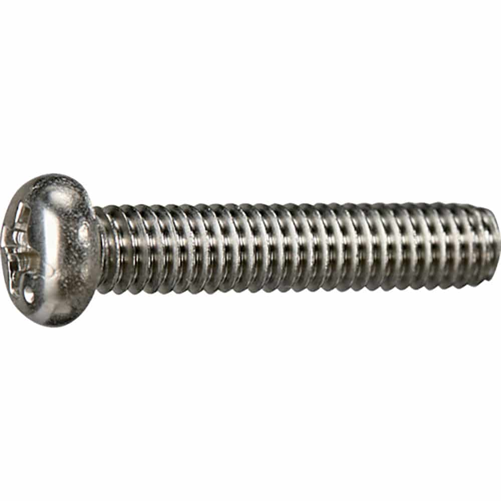 TRUSCO ナベ頭小ねじ ステンレス 全ネジ M3×15 20本入 少量パック Y823-031_