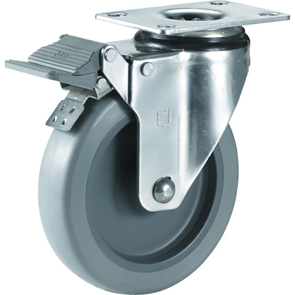 SAMSONG ステンレスキャスター 自在SP付 ウレタン 125mm TP5150-01-PLY_