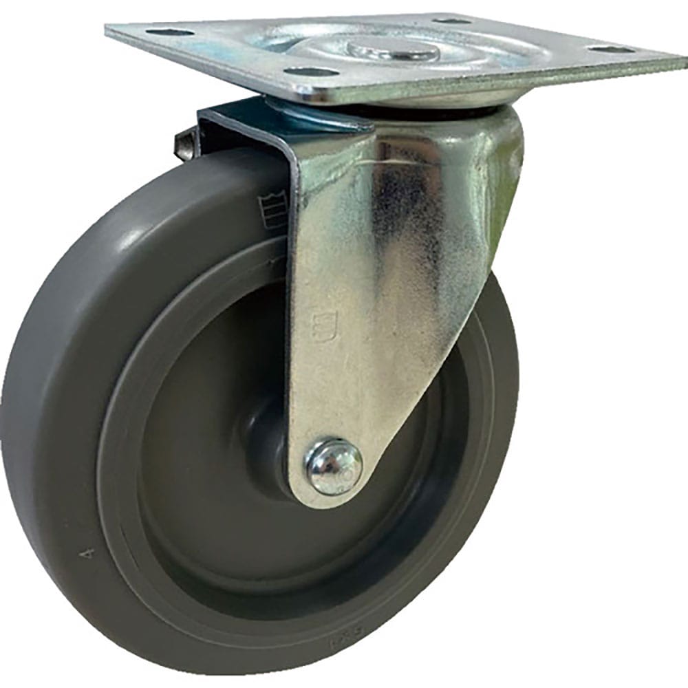 SAMSONG プレート式軽荷重用キャスター 127mm 自在 TP3650-01-MIR_