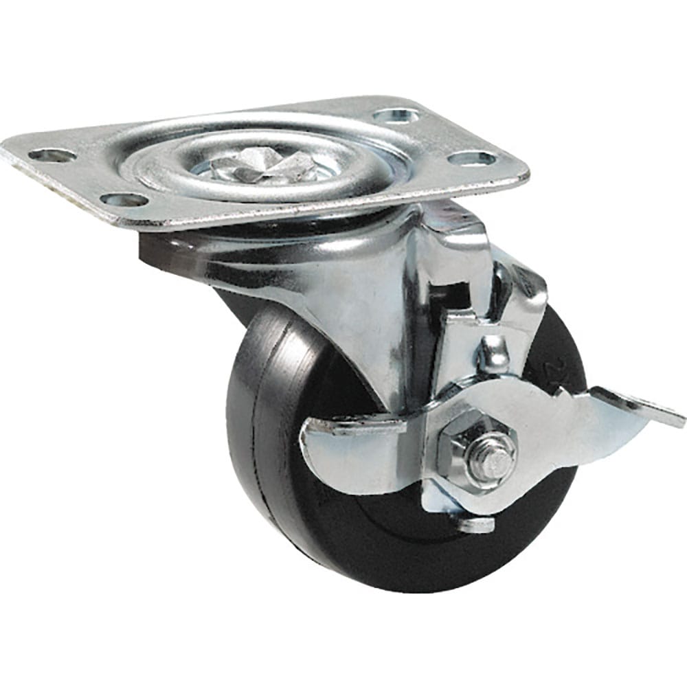 SAMSONG ポリウレタンキャスター 自在ストッパー付き PU車 50mm TP4520-01-_