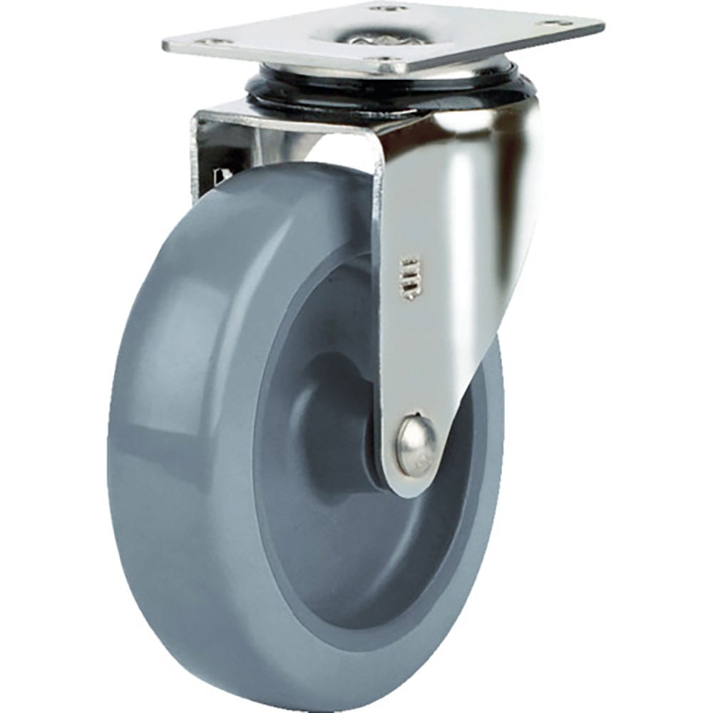 SAMSONG ステンレスキャスター 自在 ウレタン 75mm TP5130-01-PLY_