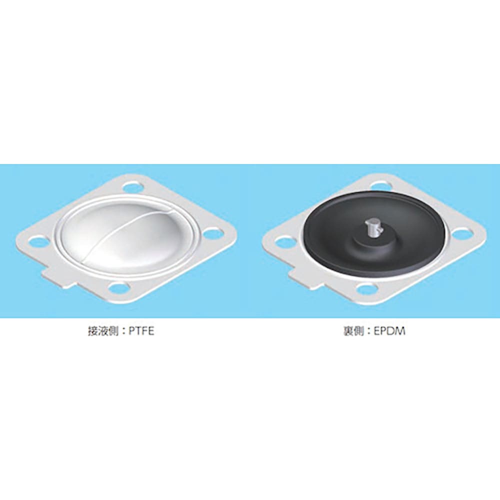 Ｆｕｊｉｋｉｎ　ＢＮＷシリーズダイヤフラム単体　標準ダイヤフラム（ＰＴＦＥ／ＥＰＤＭ）８Ａ　ＢＮＷ＿