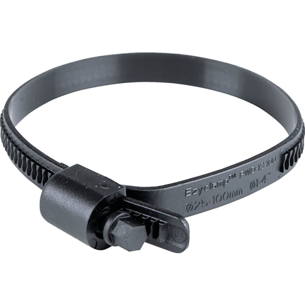 ＨＣＬ　樹脂製ホースバンド　Ｅｚｙｃｌａｍｐ　締付径２５．０～１００．０ｍｍ　対辺８．０ｍｍ　ナイ＿