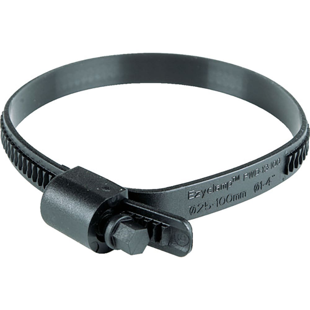 ＨＣＬ　樹脂製ホースバンド　Ｅｚｙｃｌａｍｐ　締付径２５．０～１００．０ｍｍ　対辺８．０ｍｍ　ナイ＿