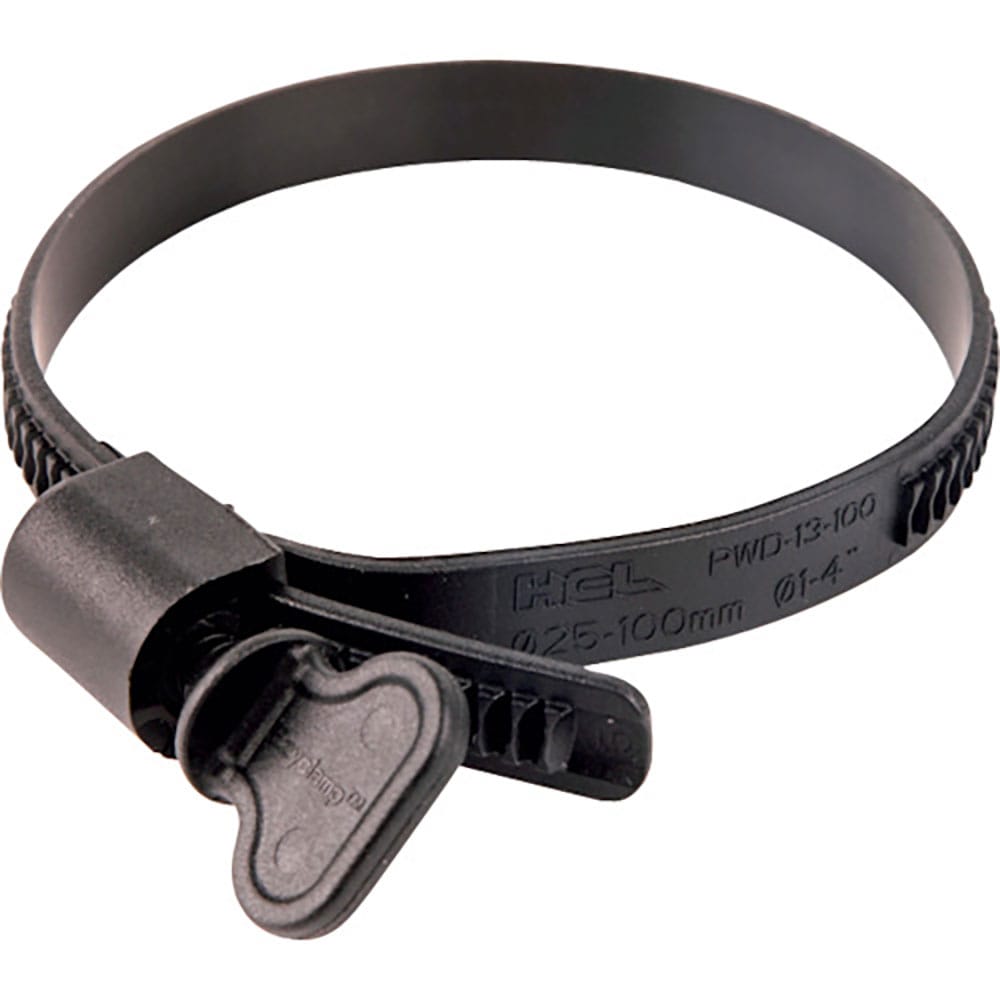 ＨＣＬ　樹脂製ホースバンド　Ｅｚｙｃｌａｍｐ　手締めタイプ　締付径２５．０～１００．０ｍｍ　ナイロ＿