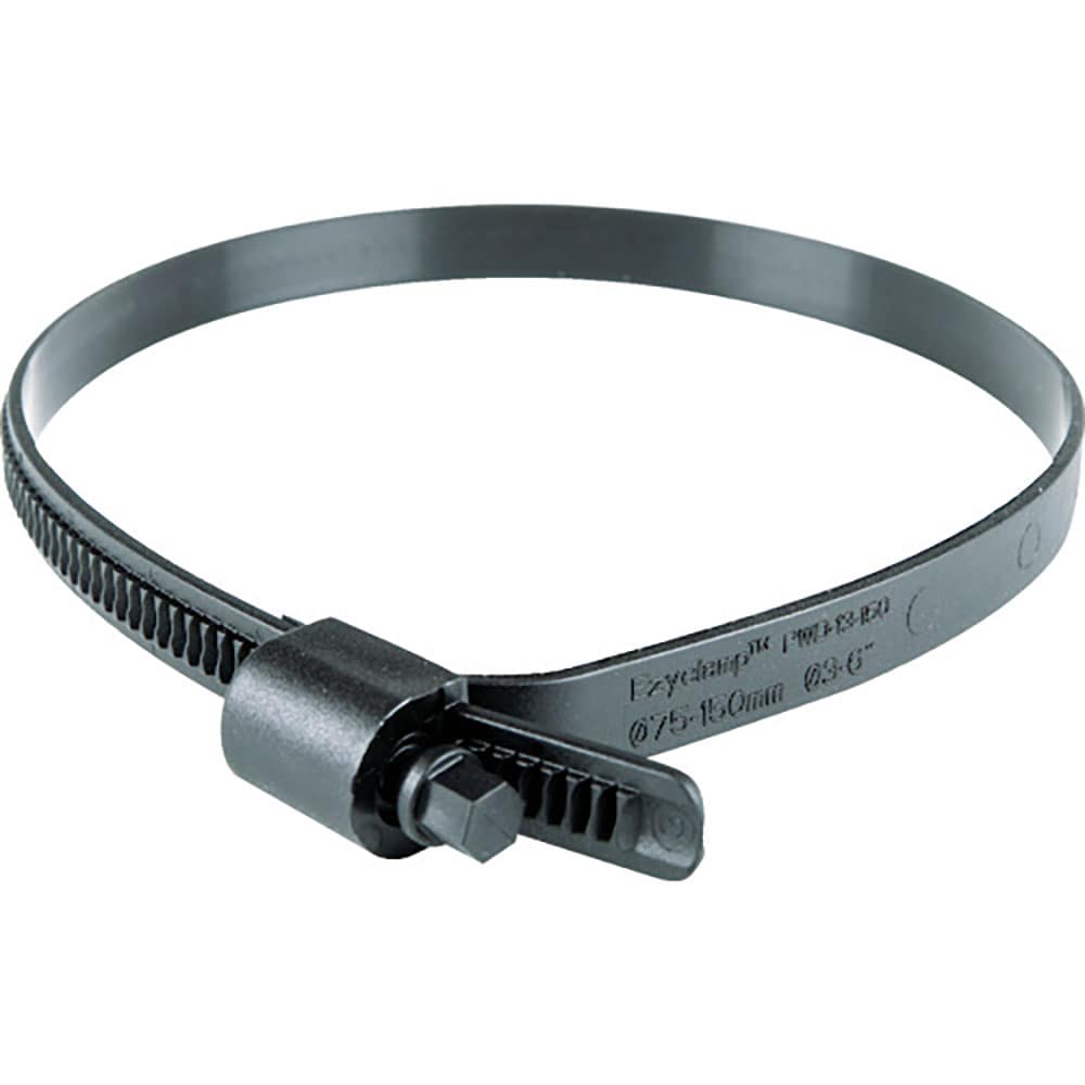 HCL 樹脂製ホースバンド Ezyclamp 締付径25.0~150.0mm 対辺8.0mm ナイ_