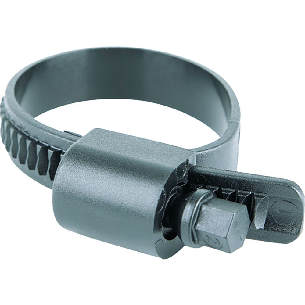 HCL 樹脂製ホースバンド Ezyclamp 締付径25.0~50.0mm 対辺8.0mm ナイロ_