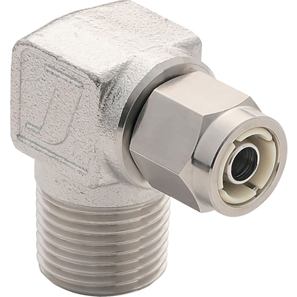 潤工社　ステンレス継手　Ｕ２Ｓシリーズ　　エルボ　８×５ｍｍ　　ＰＴ３／８　Ｌ－０８５０－０３－Ｕ＿