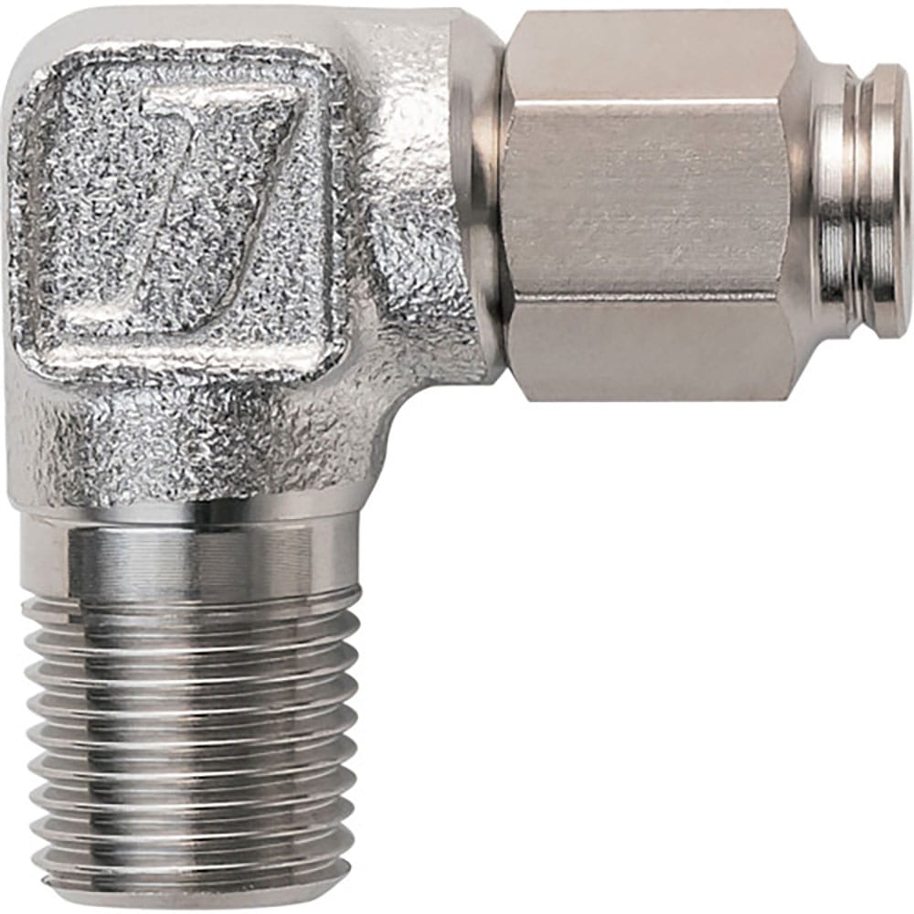 潤工社 ステンレス継手 エルボ(インチ系列) 9.53×6.99mm PT3/8 L-3/8-P_