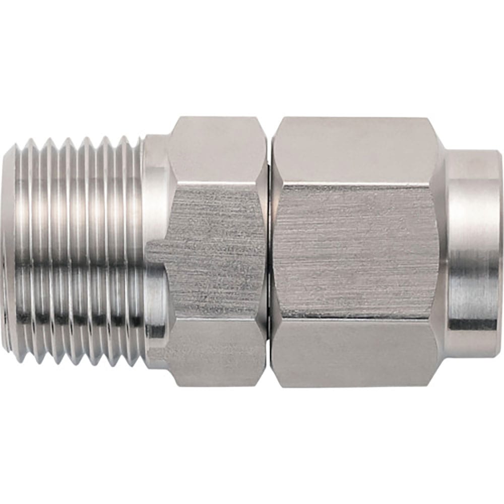 潤工社　ステンレス継手　ニップル（ミリ系列）　１６Ｘ１３ｍｍ　　ＰＴ１／２　Ｎ－１６Ｘ１３－ＰＴ１＿
