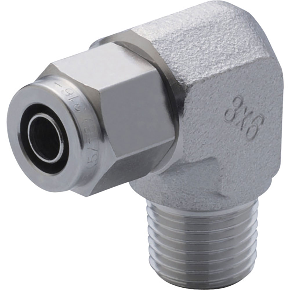 ＰＩＳＣＯ　ＳＵＳ３１６チューブフィッティング　エルボ　ＮＳＬ１２９０－０２＿