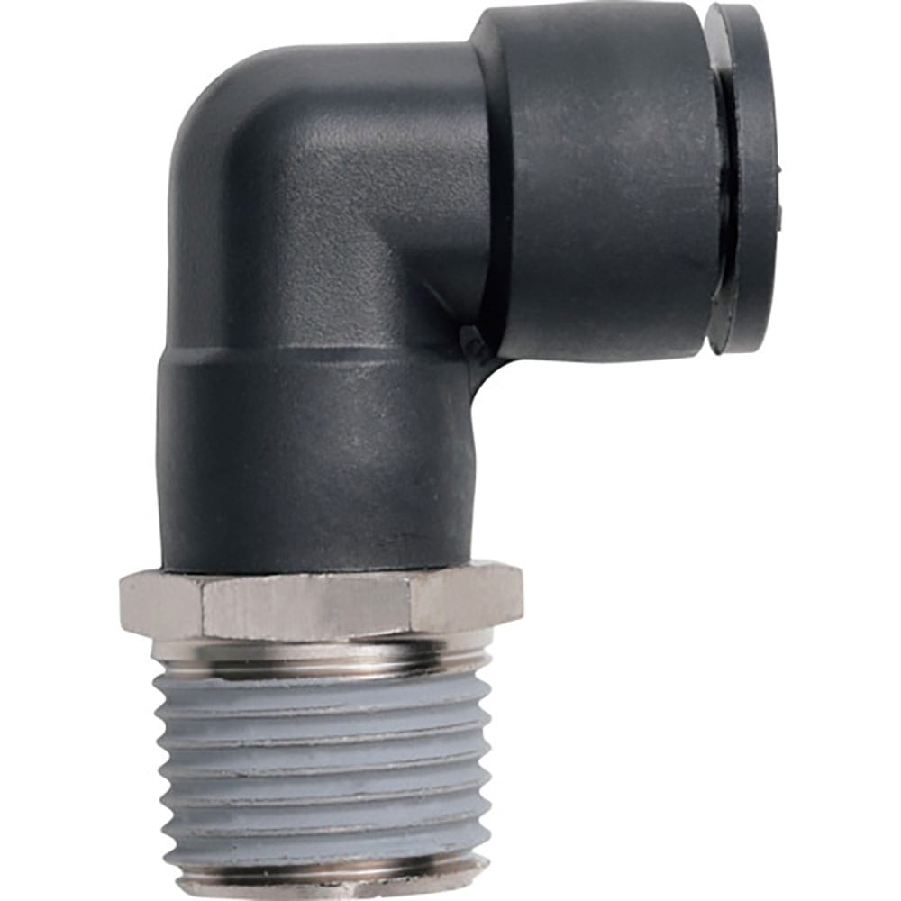 潤工社　ワンタッチ継手Ｍシリーズ　　エルボ　１２ｍｍ　　ＰＴ１／２　ＰＬＢＭ－１２－ＰＴ１／２－Ｐ＿
