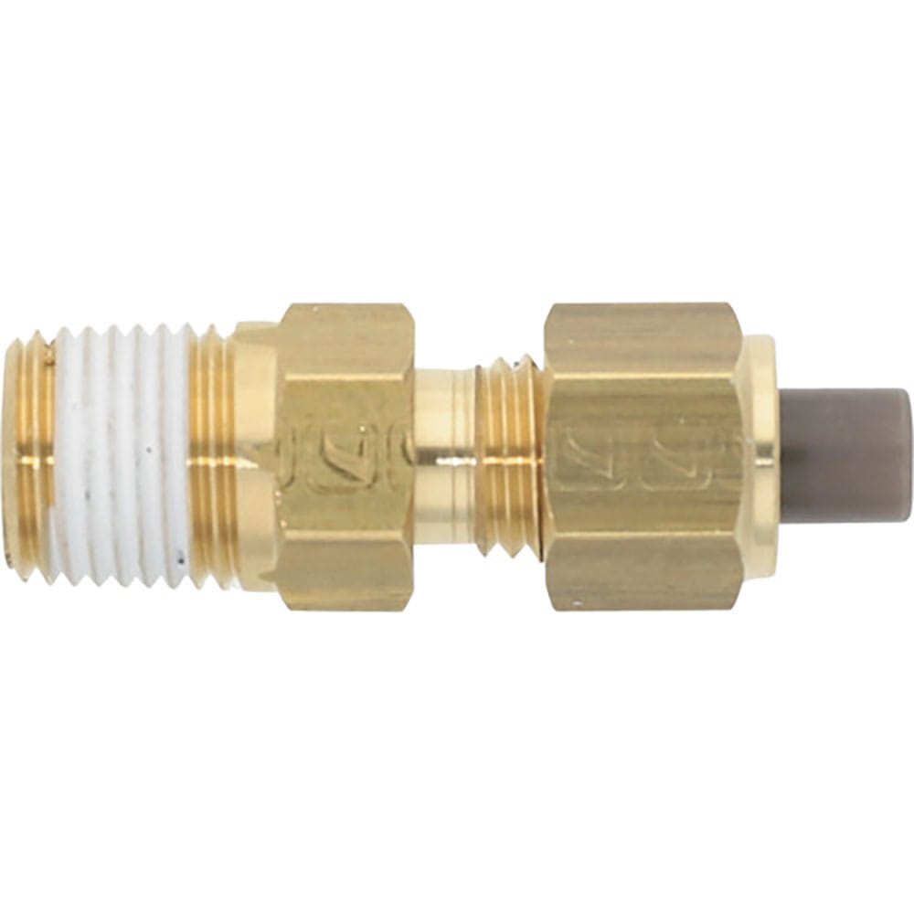 潤工社　黄銅製継手（ミリ系列）　ニップル　１０×６．５ｍｍ　　ＰＴ１／８　ＰＮ－１０Ｘ６．５－ＰＴ＿