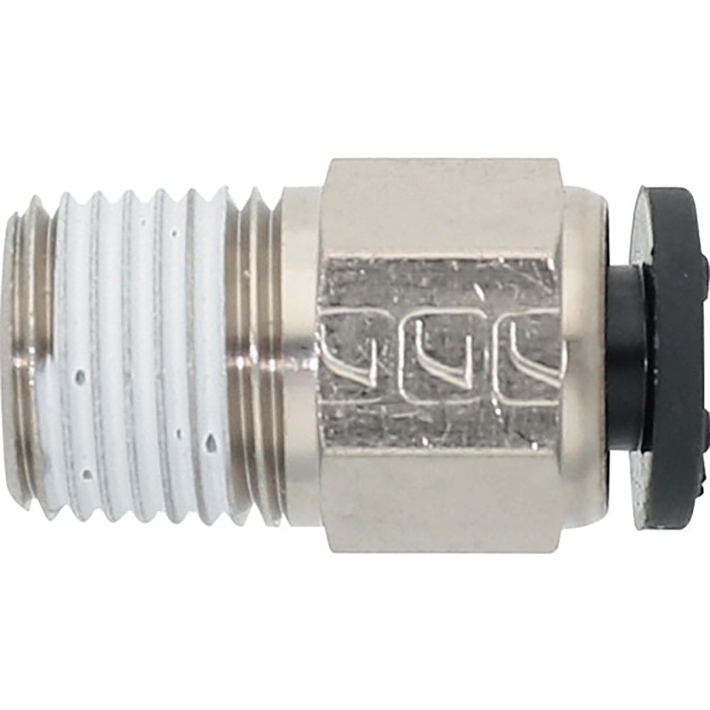 潤工社　ワンタッチ継手Ｍシリーズ　ニップル　１０ｍｍ　　ＰＴ１／８　ＰＮＭ－１０－ＰＴ１／８－ＢＳ＿