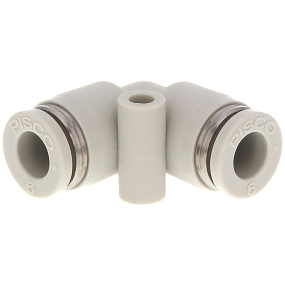 ＰＩＳＣＯ　チューブフィッティング　ユニオンエルボ　チューブ外径：１０ｍｍ　ライトグレー仕様　ＰＶ＿