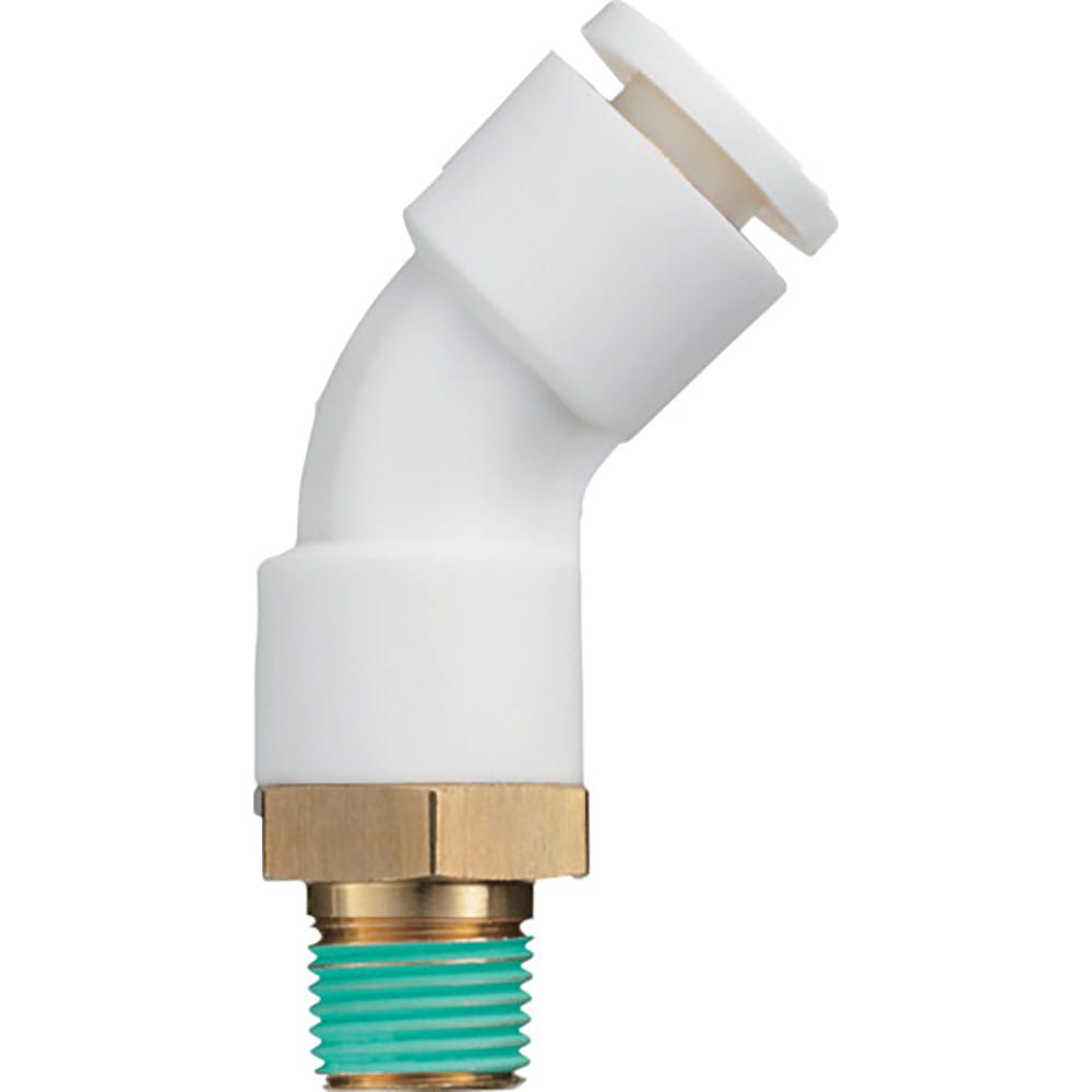 潤工社　ワンタッチ継手Ｗシリーズ　４５°エルボ　１０ｍｍ　　ＰＴ１／２　ＷＬ４５－１０－０４＿