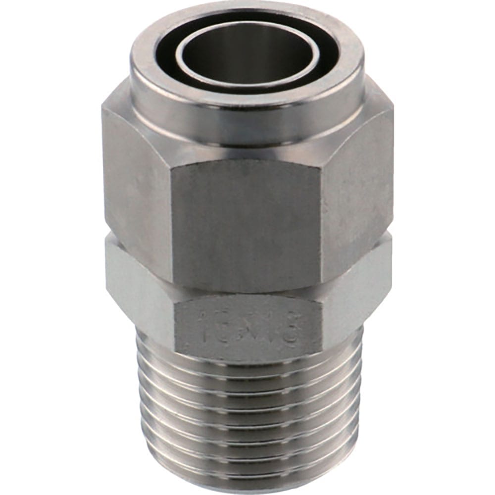 ＰＩＳＣＯ　ＳＵＳ３１６締付継手　ストレートチューブ１６１３ねじＲ１／２　ＮＳＣ１６１３－０４＿