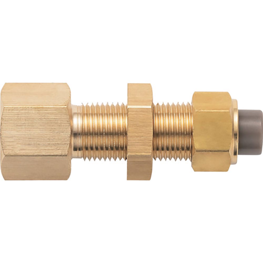 潤工社　黄銅製継手（ミリ系列）　隔壁メスユニオン　１２×９ｍｍ　Ｒｃ３／８　ＰＮＦ－１２Ｘ９－ＰＴ＿